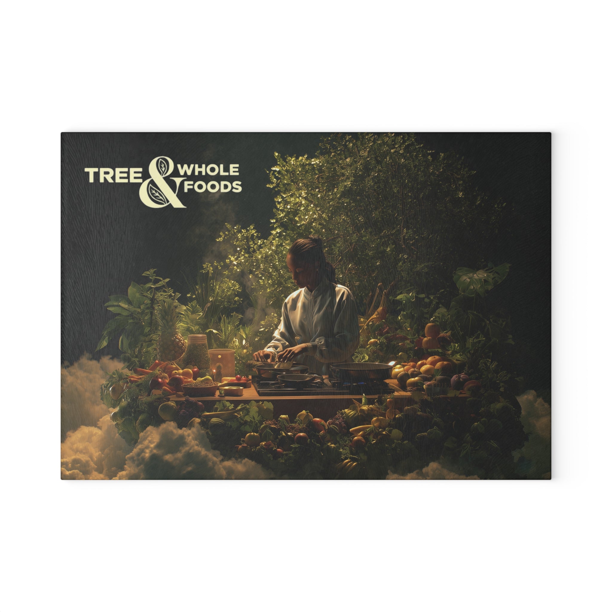 Graphic Tempered Glass Cutting Board