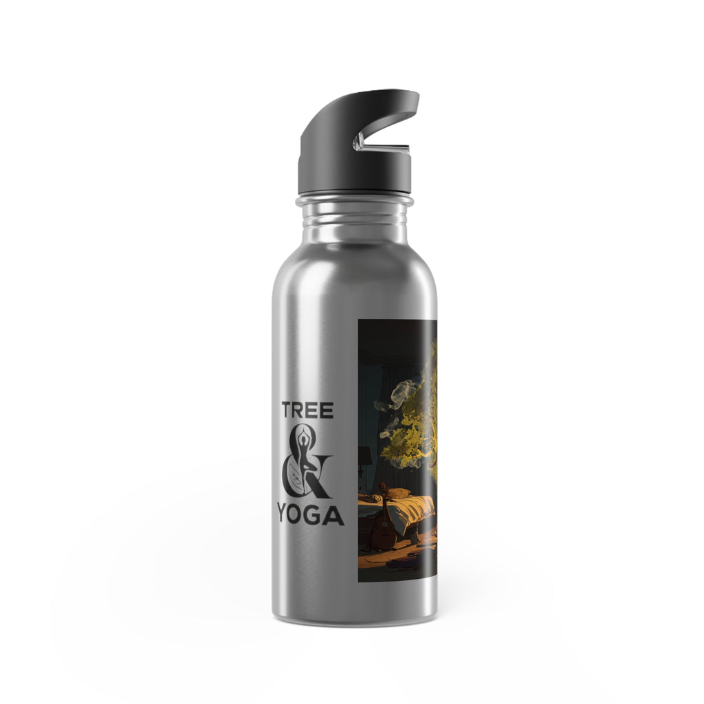 Tree & Yoga Water Bottle