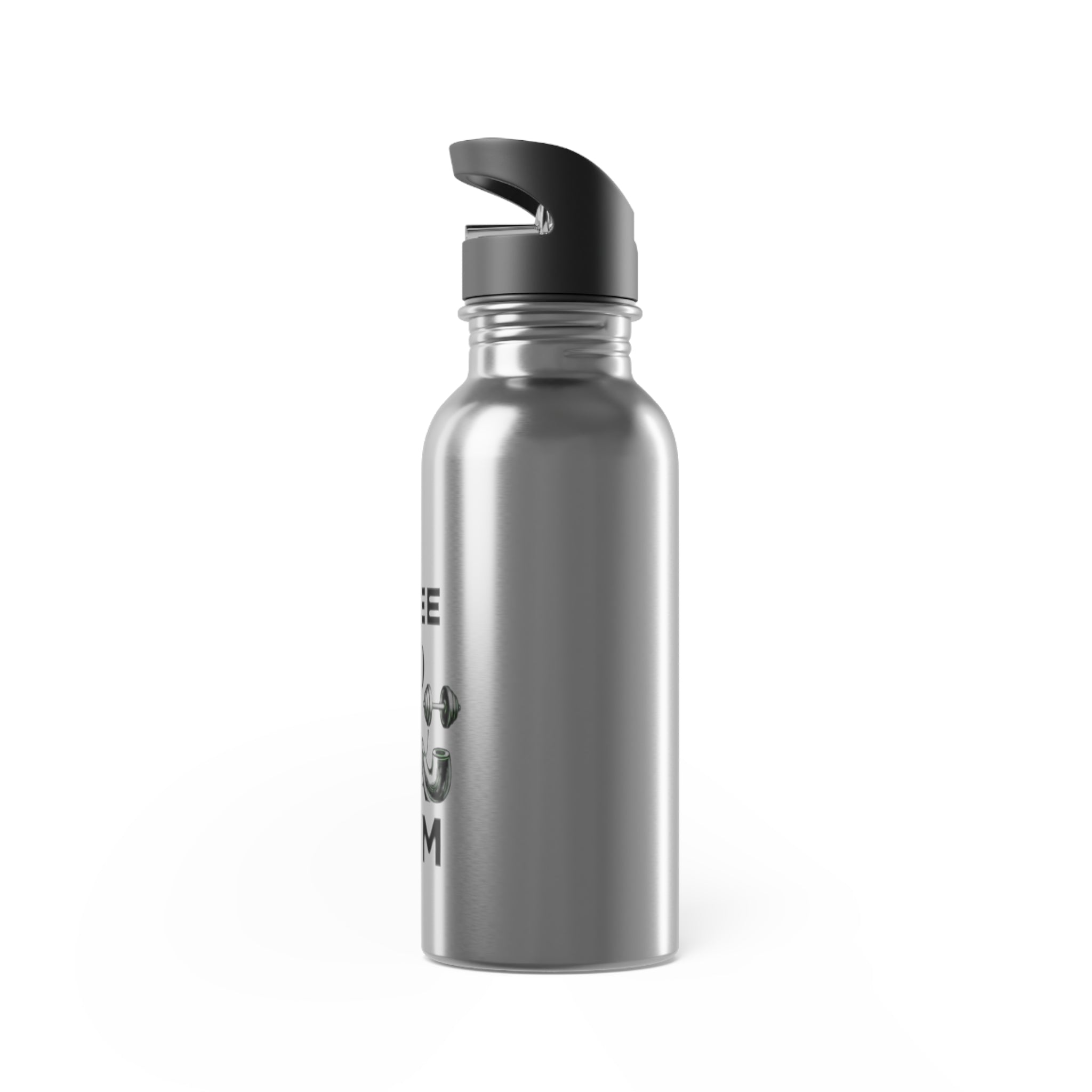 Tree & Gym Stainless Steel Water Bottle | 20oz Straw Bottle