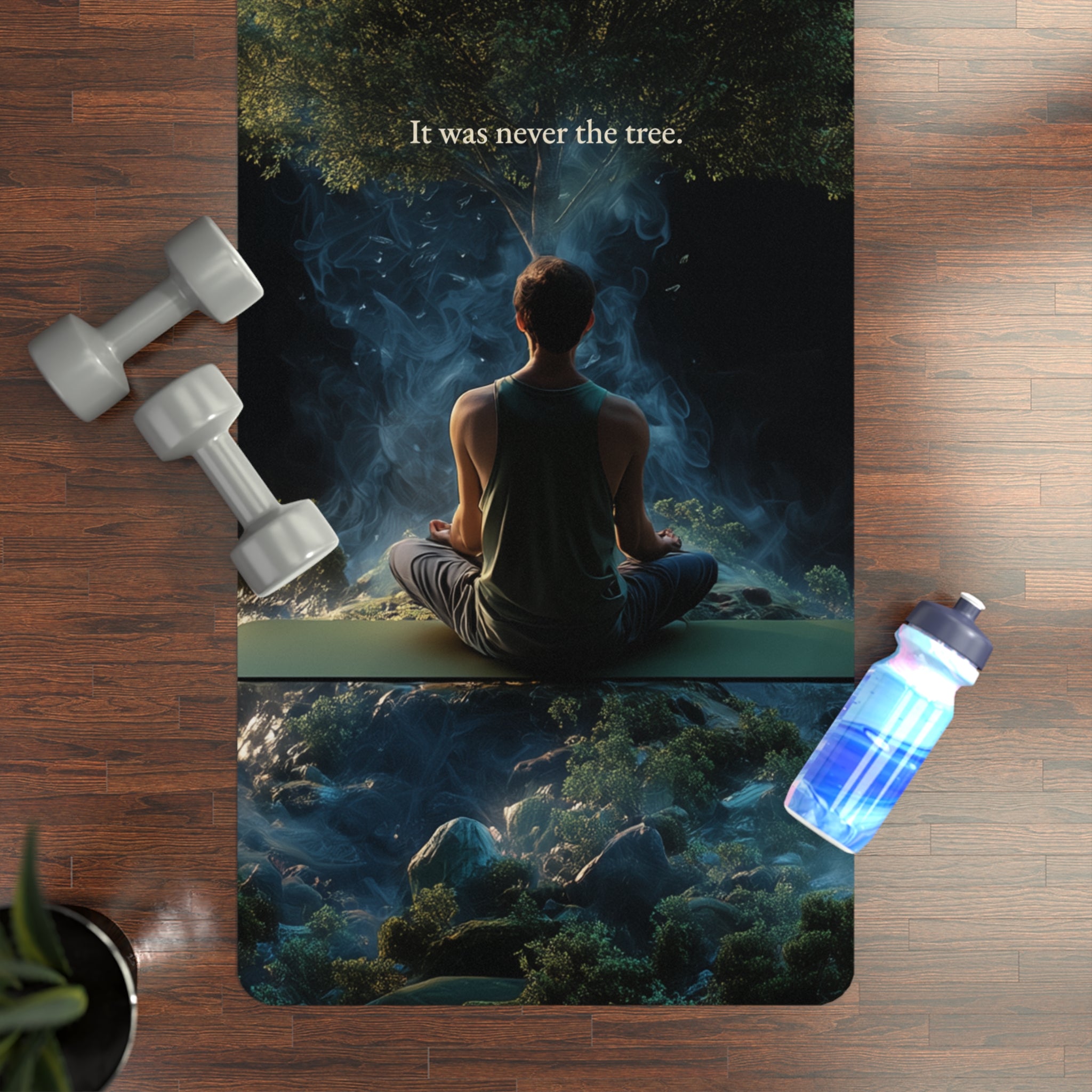 Tree & Yoga Mat