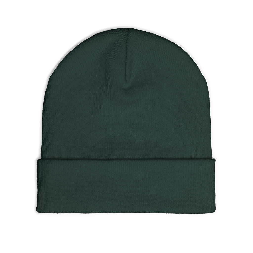 Tree & Weightlifting Embroidered Beanie