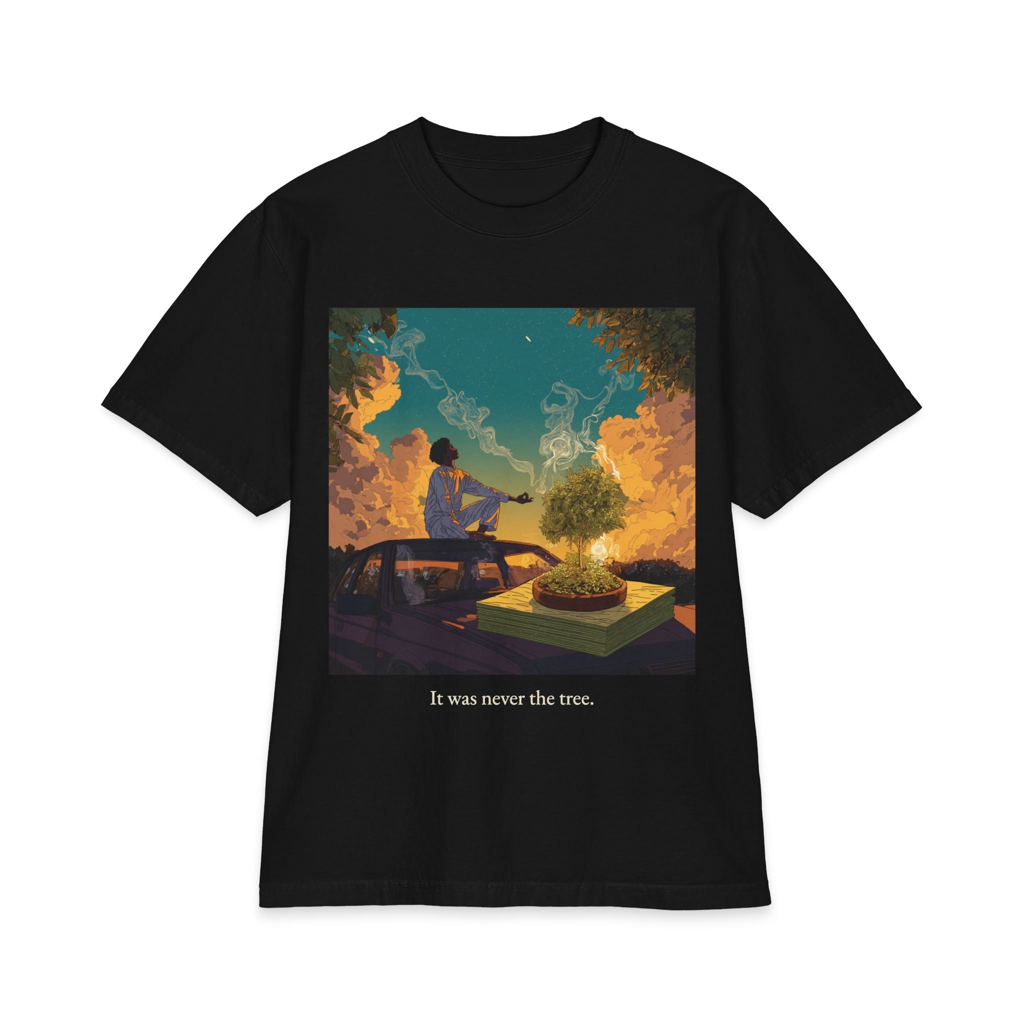 Tree & Premium Heavyweight Graphic Tee
