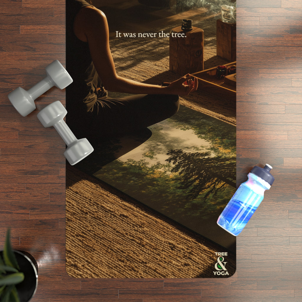 Tree & Yoga Rubber Mat