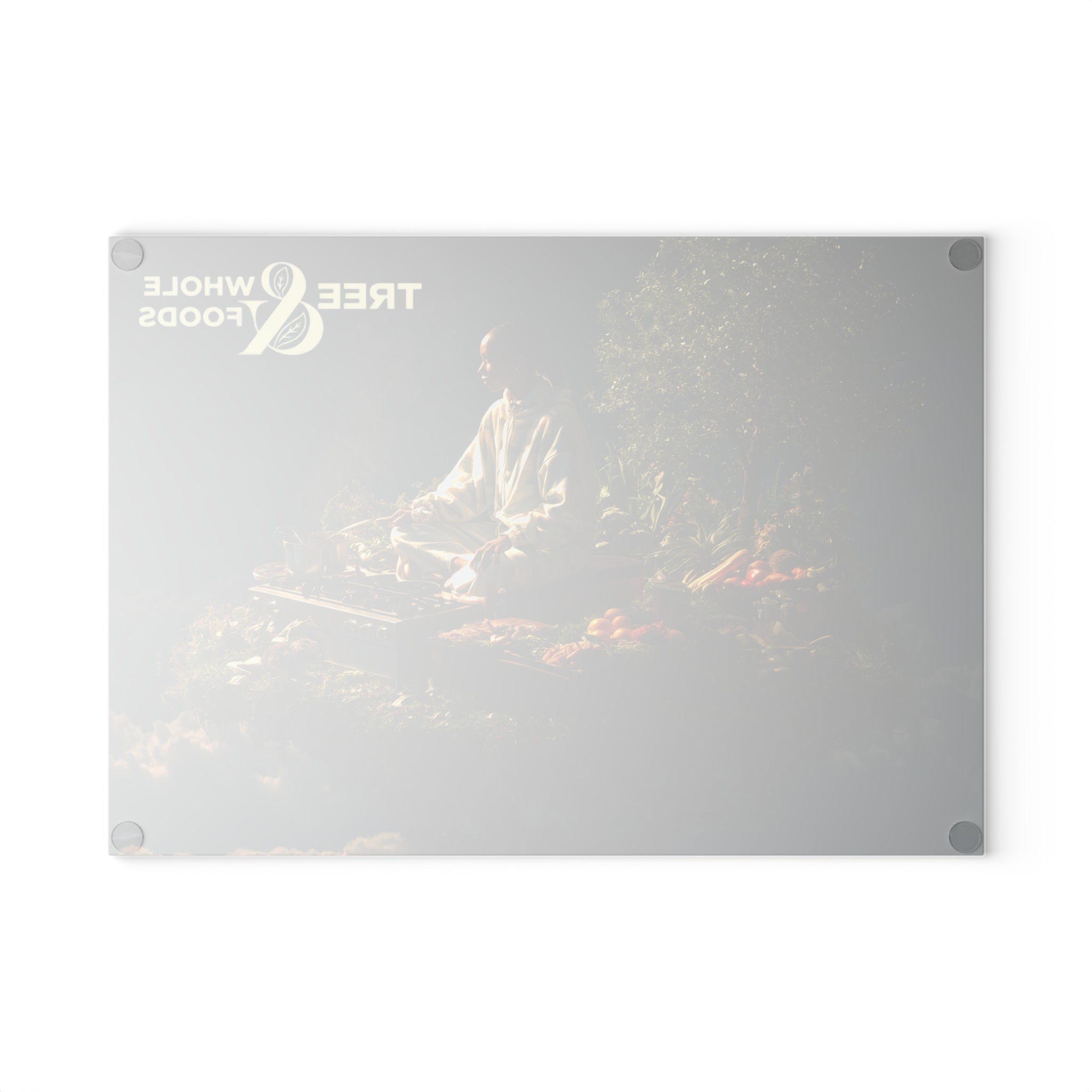 Graphic Tempered Glass Cutting Board