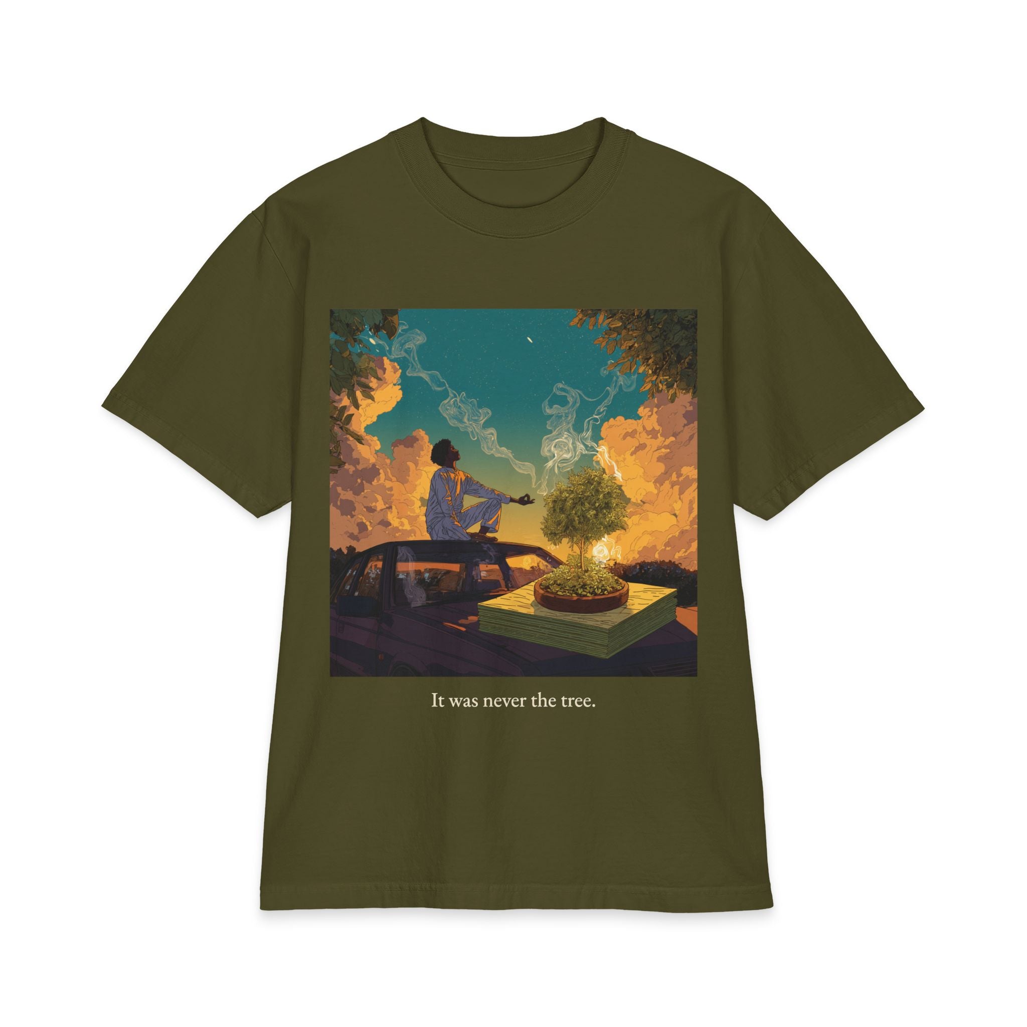 Tree & Premium Heavyweight Graphic Tee