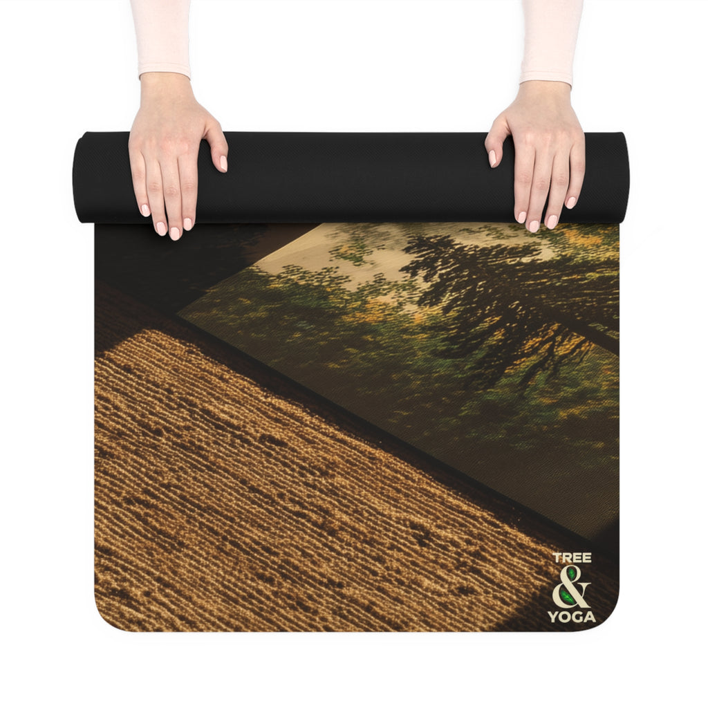 Tree & Yoga Rubber Mat