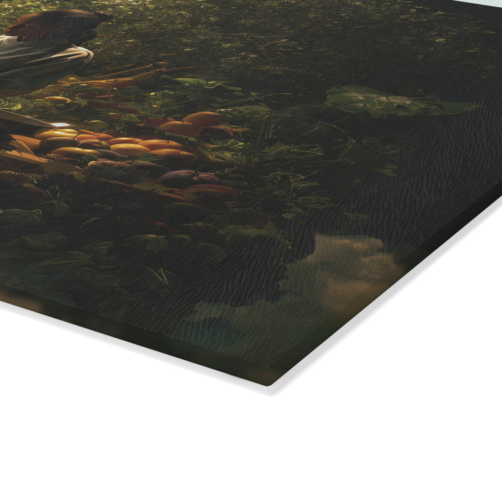 Graphic Tempered Glass Cutting Board