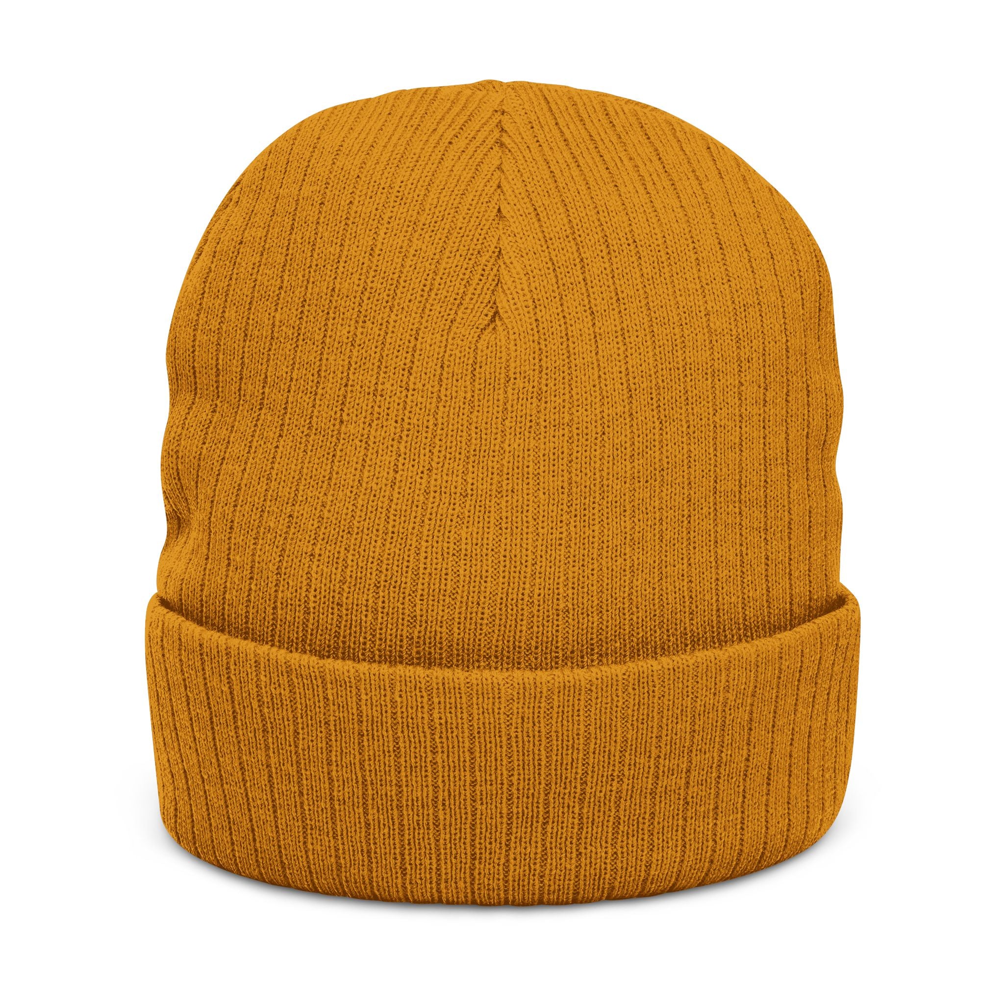 Tree & Ribbed Knit Beanie