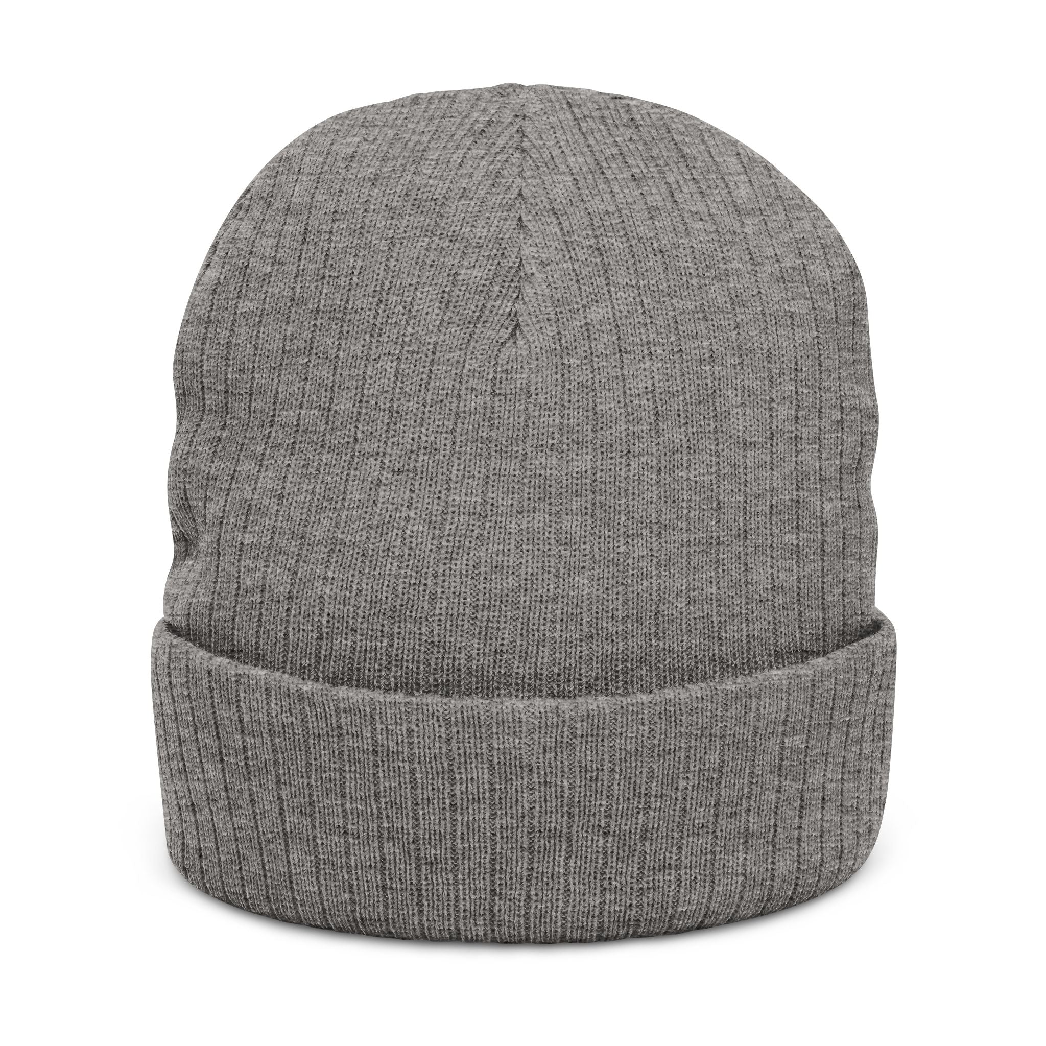 Embroidered Ribbed Beanie — 'Tree & Whole Foods' Logo Knit Hat