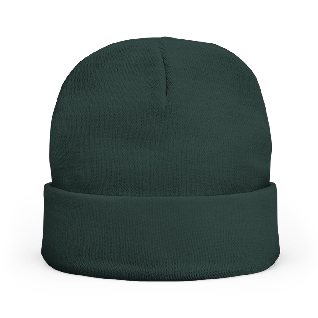 Tree & Weightlifting Embroidered Beanie