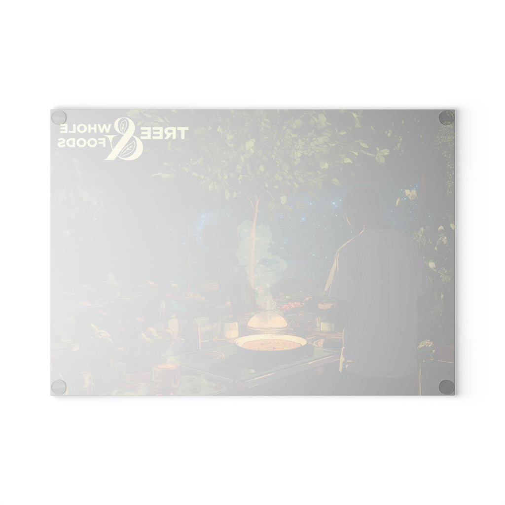 Graphic Tempered Glass Cutting Board